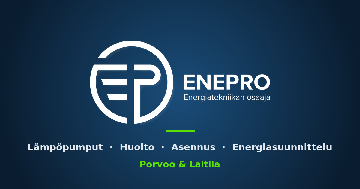 Vesi-ilmalämpöpumpun termit